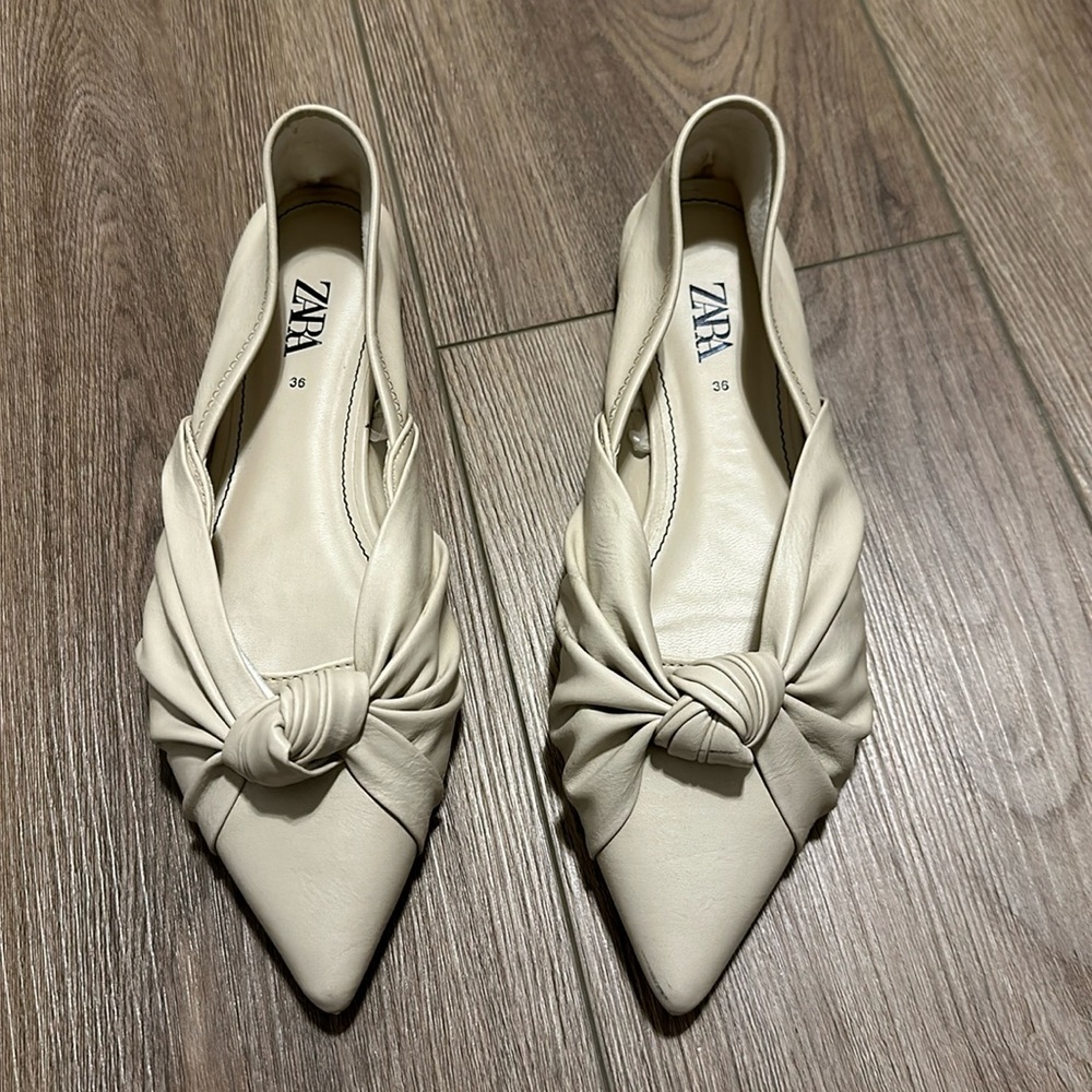 Zara Flats Cream